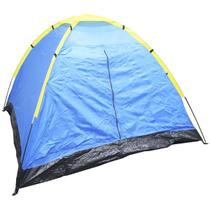 Barraca de Camping Acampamento Praia 4 Pessoas Iglu com Bolsa de Transporte Azul Importway IWBC-4P