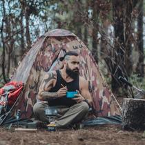 Barraca de camping camuflada NTK Kongo 3 pessoas Barraca de camping camuflada NTK Kongo 3 pessoas
