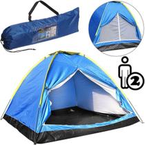 barraca de camping dobravel para 2 pessoas 205x145x100cm na bolsa - WESTERN