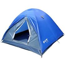 Barraca de Camping Fox Fit para 3 a 4 Pessoas Azul Nautika