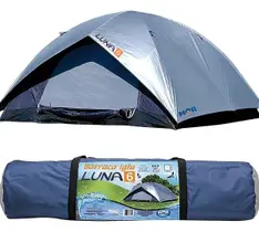 Barraca De Camping Grande Para Acampar Iglu Luna 6 Pessoas Viagem Acampamento Super Resistente Alça