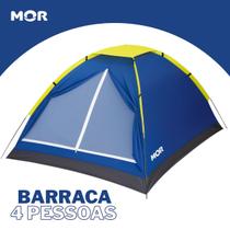 Barraca de Camping Iglu para 4 Pessoas MOR Impermeavél Resistente Tamanho Família com Mosqueteiro e Proteção UV