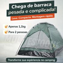Barraca de Camping Kolala para até 2 Pessoas Verde Barraca de Camping Kolala para até 2 Pessoas Verde