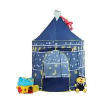 Barraca de casa de brincar infantil com design Night Sky, castelo fofo para meninos e meninas Barraca de casa de brincar infantil com design Night Sky, castelo fofo para meninos e meninas