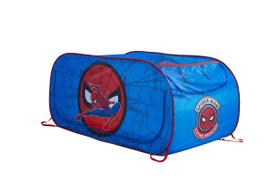 Barraca de jogos e tenda com 2 camas individuais Marvel Spiderman 2 em 1 para crianças