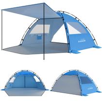 Barraca de praia Elegear Sun Shelter com dossel para 4-5 pessoas UPF 50+ Barraca de praia Elegear Sun Shelter com dossel para 4-5 pessoas UPF 50+