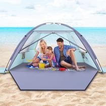 Barraca de praia HAPPY TRAVEL 220x150x122cm UPF 50+ UV Shelter