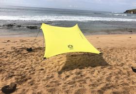 Barraca de praia Neso 213x213 cm Sand Anchor UV50 Lemon