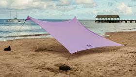 Barraca de praia portátil Neso Grande 270x270cm UPF 50+ Lavanda Barraca de praia portátil Neso Grande 270x270cm UPF 50+ Lavanda