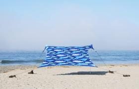 Barraca de praia portátil Shelter Neso Grande 274x274 cm 2,1 m de altura