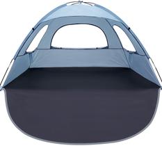 Barraca de praia WhiteFang UPF 50+ portátil com ventilação