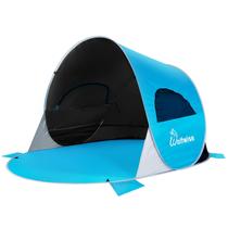 Barraca de praia WolfWise UPF 50+ Easy Pop Up para 3-4 pessoas azul Barraca de praia WolfWise UPF 50+ Easy Pop Up para 3-4 pessoas azul