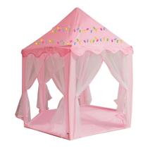 Barraca Divertida Infantil Com Luzes De Led Rosa Importway