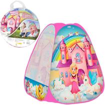 Barraca Dobravel Reino Dos Unicornios 88X76Cm Na Bolsa Barraca Dobravel Reino Dos Unicornios 88X76Cm Na Bolsa