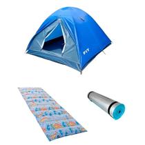 Barraca Fox 2/3 P + Colchonete Solteiro + Isolante Térmico Barraca Fox 2/3 P + Colchonete Solteiro + Isolante Térmico