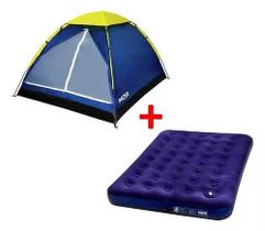 Barraca Iglu Camping 3 Pessoas + Colchão Casal Mor Barraca Iglu Camping 3 Pessoas + Colchão Casal Mor