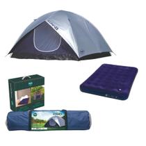 Barraca Iglu Luna 6 Pessoas Acampamento Colchão Casal Mor