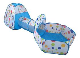Barraca Infantil Azul Toca Túnel Piscina Bolinha Importway Barraca Infantil Azul Toca Túnel Piscina Bolinha Importway