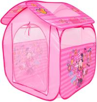 Barraca Infantil Cabana Tenda Para Crianças Menina Minnie Mouse Cabaninha Portátil Dobrável Rosa Zippy Toys