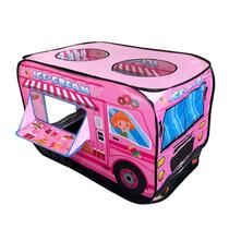 Barraca Infantil Carrinho de Sorvete Estampa Premium com Portinha Tenda de Poliéster Com certificação Inmetro Barraca Infantil Carrinho de Sorvete Estampa Premium com Portinha Tenda de Poliéster Com certificação Inmetro