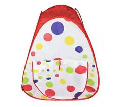 Barraca Infantil Colorida Casinha Cabana de Criança Brinquedo de Quarto Barraca Bolinha