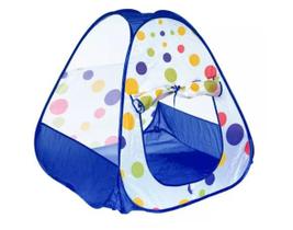 Barraca Infantil Colorida Casinha Cabana de Criança Brinquedo de Quarto Barraca Bolinha (Acompanha Bolsa para Armazenamento/ guardar)