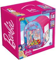 Barraca Infantil Com 50 Bolinhas Barbie Mundo Dos Sonhos - F - Fun