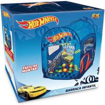 Barraca Infantil com 50 Bolinhas Hot Wheels Azul