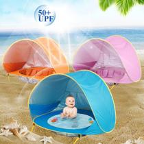 Barraca Infantil com Piscina (LACYIE) Multifuncional, Portátil, Protetor Solar UV 50+