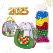 Barraca Infantil Dobrável + 50 Bolinhas Brinquedo Portátil Educativo para Crianças de 3 a 8 anos - Diversão Garantida!