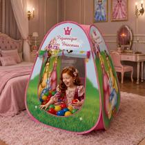 Barraca Infantil Dobrável 50 Bolinhas Divertido Colorido Princesa Menina Barraca Infantil Dobrável 50 Bolinhas Divertido Colorido Princesa Menina