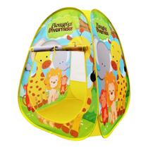 Barraca Infantil Dobrável Cabana Divertida Tenda Toca Iglu Floresta Unissex DM Toys DMT6085