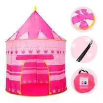 Barraca Infantil Dobrável Tenda Castelo Das Princesas Pink