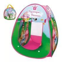Barraca Infantil Dobrável Toca Tenda Cabana Menina Piquenique das Princesas DM Toys DMT4692