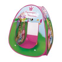 Barraca Infantil Dobrável Toca Tenda Cabana Menina Piquenique das Princesas DM Toys DMT4692