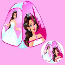 Barraca Infantil Feminina Dobrável Pequena Princesa Rosa - Zippy Toys