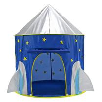 Barraca Infantil Foguete C/ Asas Estampa estrelas Tenda de poliéster de ultima geração Inmetro