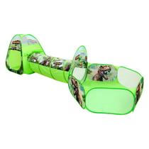 Barraca Infantil Meninos Tenda 3 Em 1 Dinossauro Grande - Dm Toys