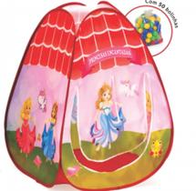 Barraca infantil Pop Up princesas encantadas - Acompanha 50 bolinhas coloridas
