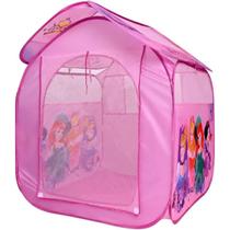 Barraca Infantil Portátil Casinha Rosa Princesas Tenda Toca