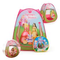 Barraca Infantil Princesas Tenda Iglu Cabana Toca Dobrável Rosa