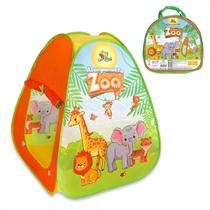 Barraca Infantil Retrátil Dobrável Crianças Tenda Toca Azul Verde Rosa Menino Menina