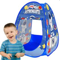 Barraca Infantil Tenda Iglu Instantânea Astronauta Azul 91Cm