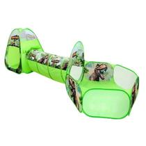 Barraca infantil verde 3 em 1 dinossauro - dm toys Barraca infantil verde 3 em 1 dinossauro - dm toys