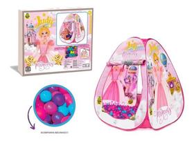 Barraca Judy Princesa Com Bolinhas Com Bolsa Para Transporte Barraca Judy Princesa Com Bolinhas Com Bolsa Para Transporte