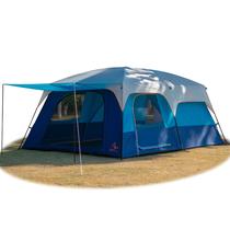Barraca KTT para 12-14 Pessoas, 2 Quartos, Impermeável, Azul