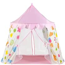 Barraca Menina Rosa Tenda Princesa AntiMosquito Poliéster Premium 130cm Inmetro