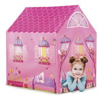 Barraca Minha Casinha Tenda Cabana Infantil Menina Rosa Toca Dm Toys DMT5652