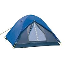 Barraca NTK Fox 4 ou 5 pessoas Azul Camping familiar, impermeável, ventilação cruzada, montagem fácil, bolso interno