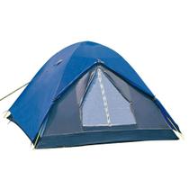 Barraca NTK Fox 7 pessoas Azul Camping grande, ideal família, impermeável, costuras reforçadas, montagem rápida